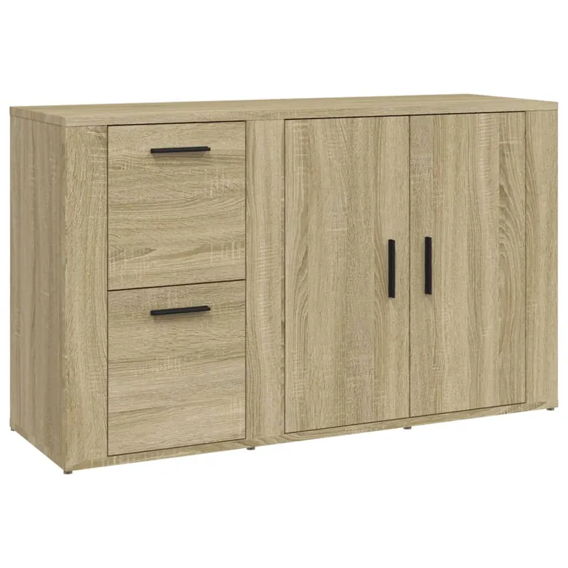 vidaXL Sideboard Sonoma-Eiche 100x33x59,5 cm Holzwerkstoff Preis Gesenkt