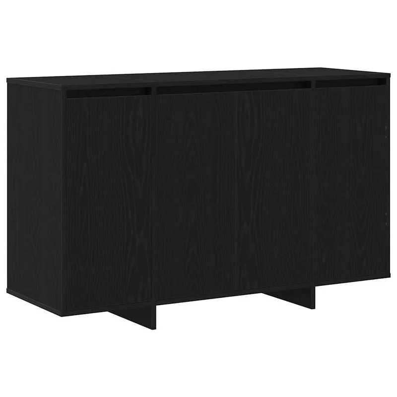 vidaXL Sideboard Schwarz Eichen-Optik 120 x 41 x 75 cm Holzwerkstoff Kracherpreis