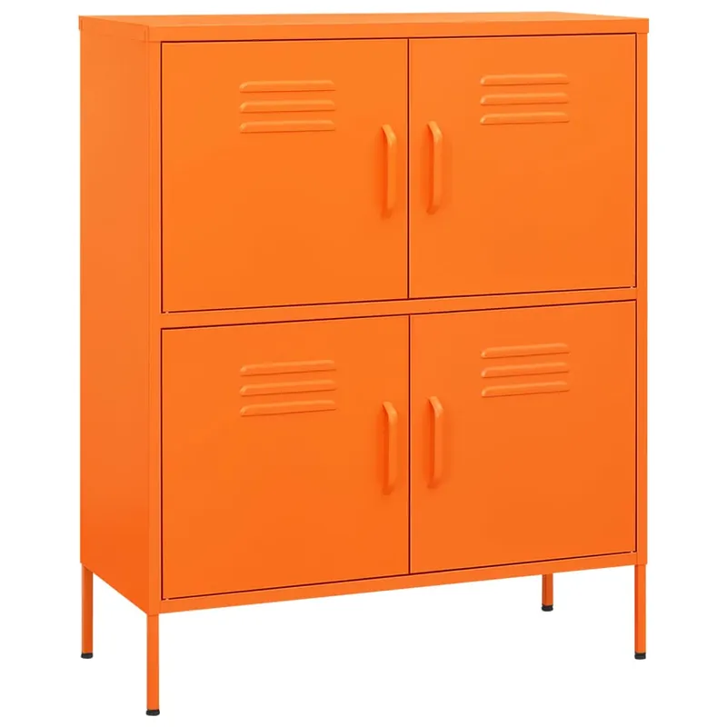 Begrenztes Angebot vidaXL Lagerschrank Orange 80x35x101,5 cm Stahl