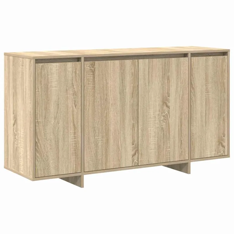 vidaXL Sideboard Sonoma-Eiche 135 x 41 x 75 cm Holzwerkstoff Schnäppchen