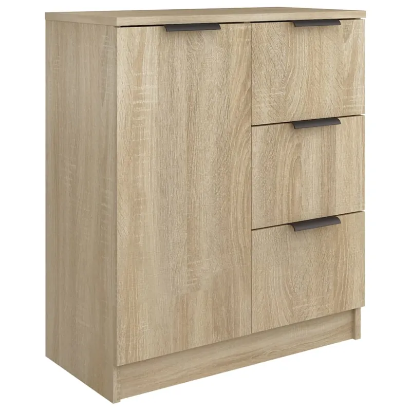 Geprüft vidaXL Sideboard Sonoma-Eiche 60x30x70 cm Holzwerkstoff