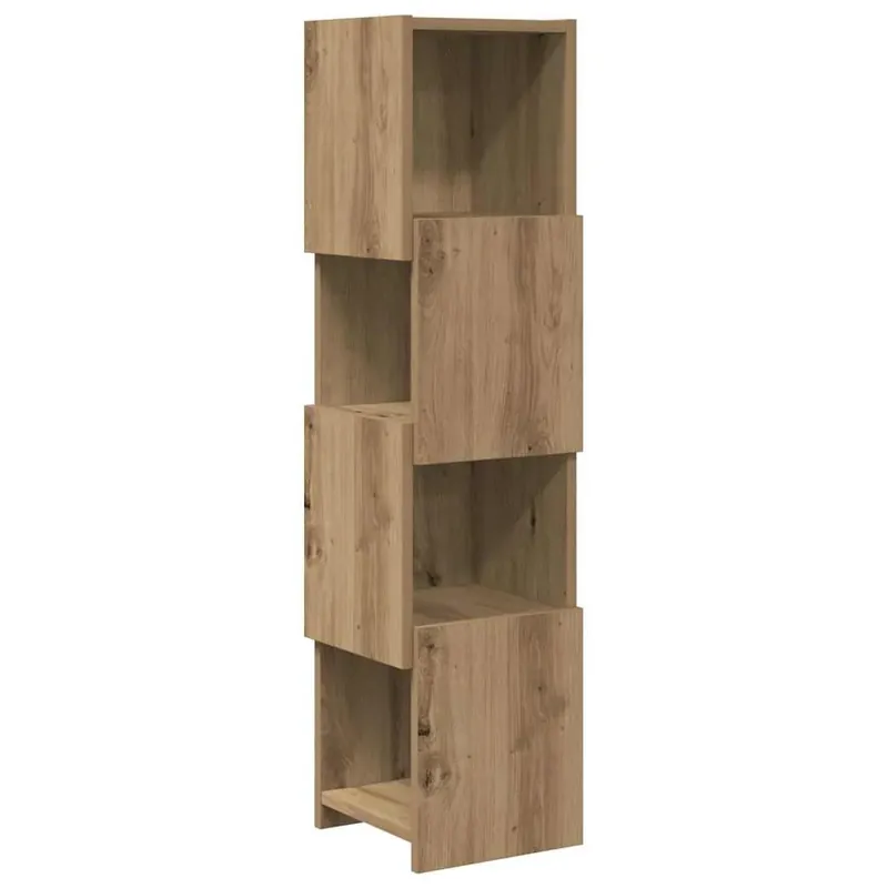 Finale Aktion vidaXL Eckschrank Artisan-Eiche 25,5x25x102cm Holzwerkstoff