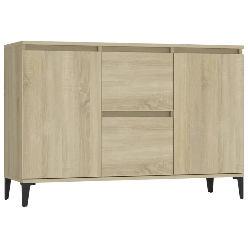 vidaXL Sideboard Sonoma-Eiche 102x35x70 cm Holzwerkstoff Direktkauf