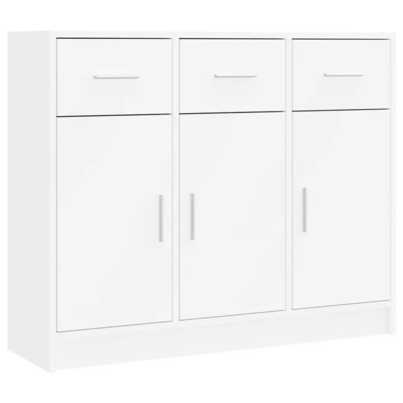 vidaXL Sideboard Weiß 91 x 28 x 75 cm Holzwerkstoff Mega-Angebot