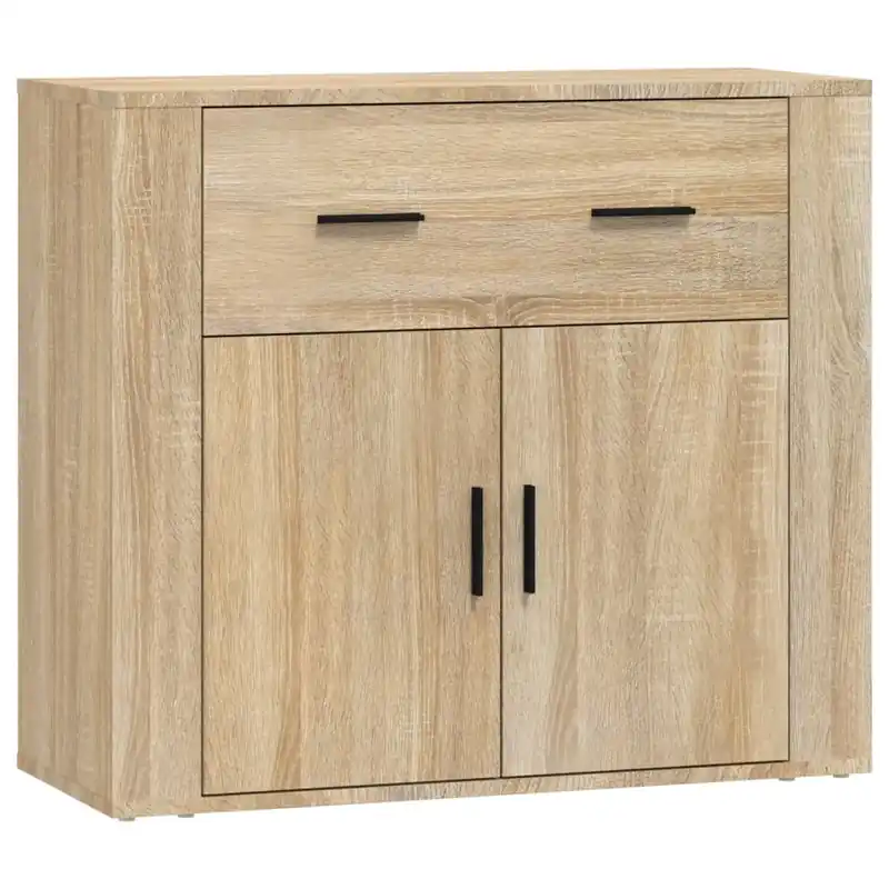 vidaXL Sideboard Sonoma-Eiche 80x33x70 cm Holzwerkstoff Schneller Versand