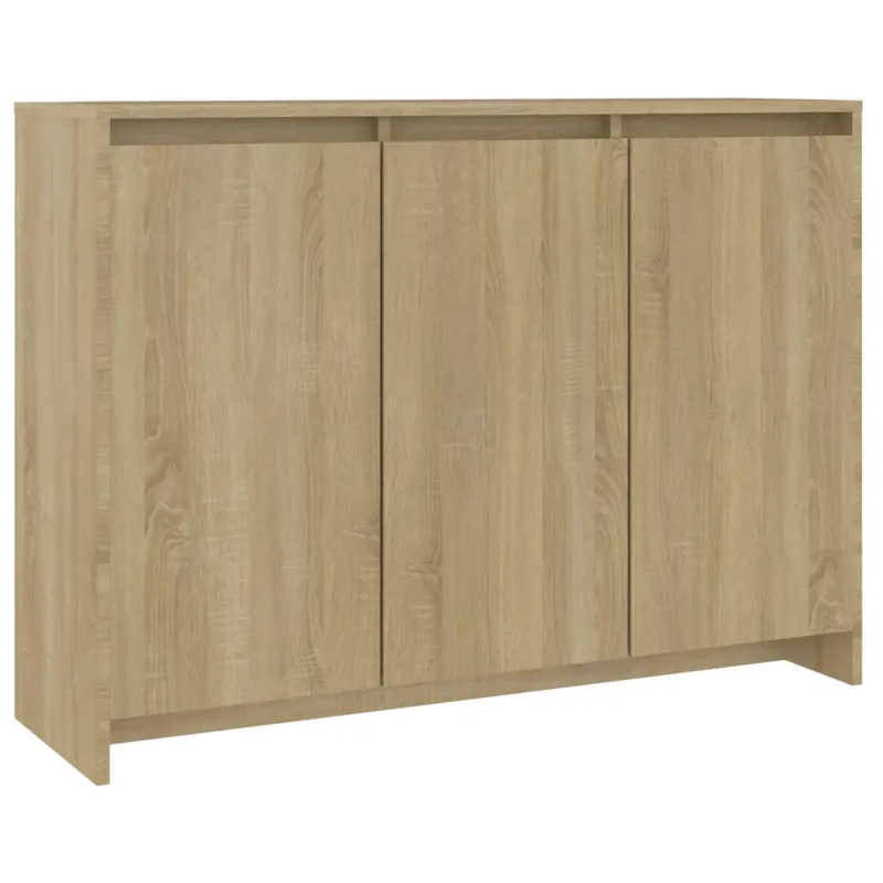 vidaXL Sideboard Sonoma-Eiche 102x33x75 cm Holzwerkstoff Solange Der Vorrat Reicht