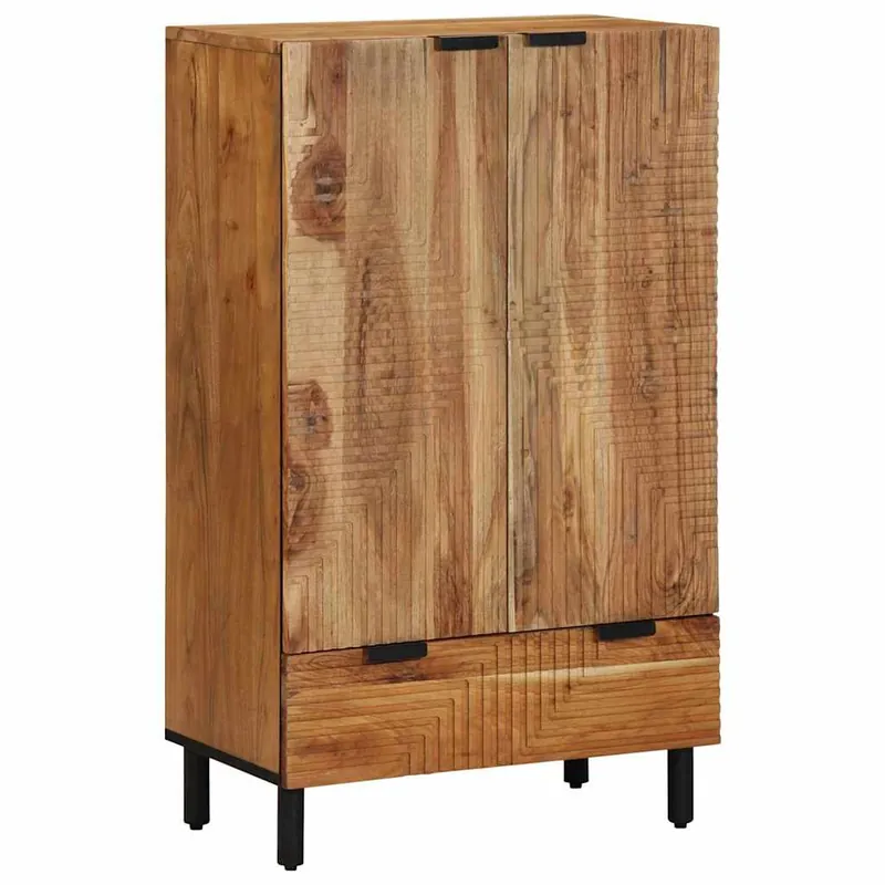 Jetzt Bestellen vidaXL Highboard mit Regal Natur 60 x 33,5 x 100 cm Massivholz Akazie