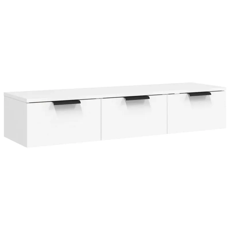 vidaXL Wandschrank Weiß 102x30x20 cm Holzwerkstoff Rabatt