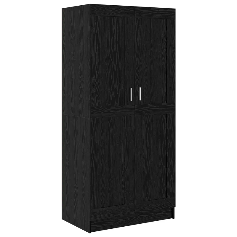 Highlight vidaXL Kleiderschrank Schwarz Eichen-Optik 82,5 x 51,5 x 180 cm