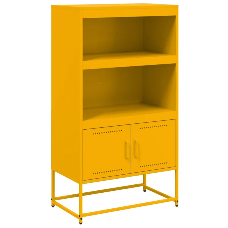 Bestseller vidaXL Highboard Senfgelb 68,5x38,5x123,5 cm Stahl