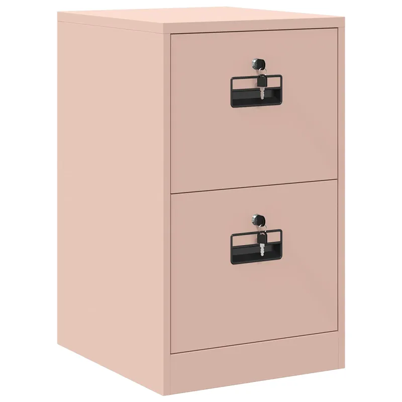 Heißes Angebot vidaXL Aktenschrank Rosa 44 x 50 x 106,5 cm Kaltgewalzter Stahl