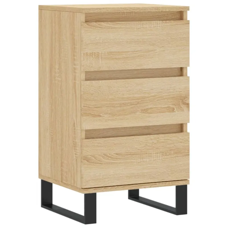 vidaXL Sideboard Sonoma-Eiche 40x35x70 cm Holzwerkstoff Echt