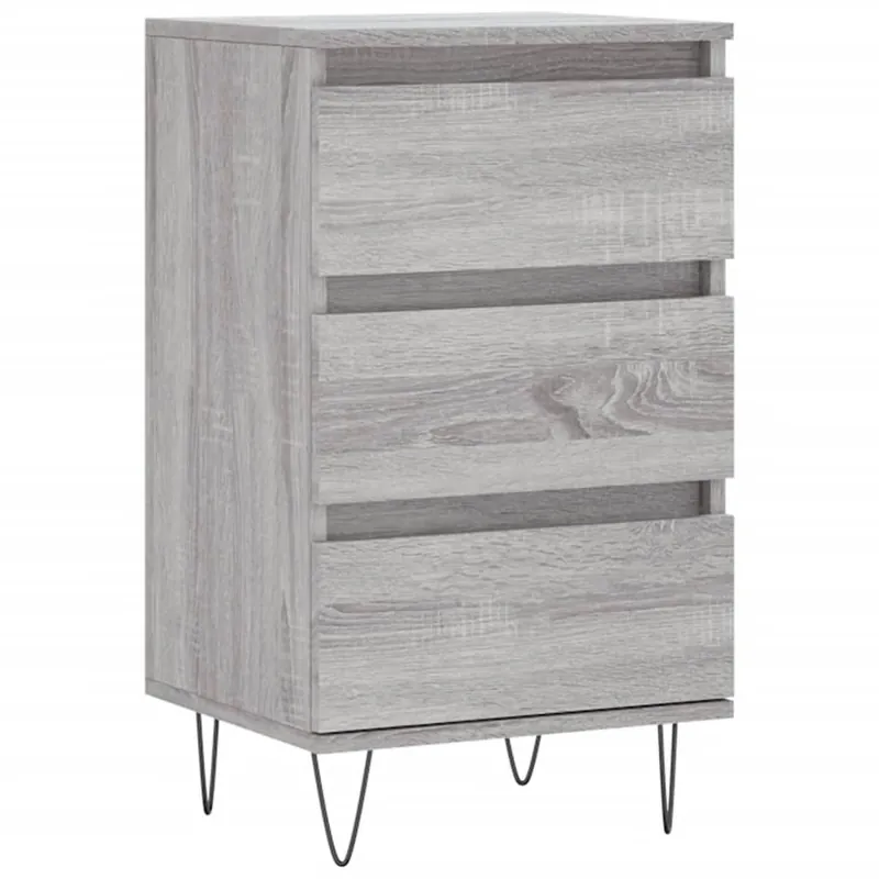 Echt vidaXL Sideboard Grau Sonoma 40x35x70 cm Holzwerkstoff