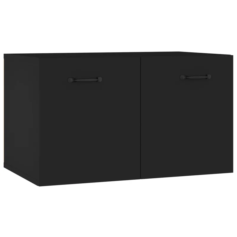 vidaXL Wandschrank Schwarz 60x36,5x35 cm Holzwerkstoff Ausverkauf