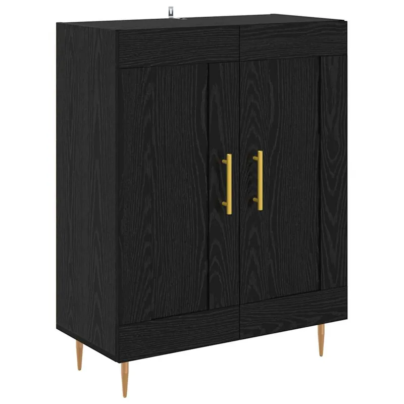 Heißes Angebot vidaXL Sideboard Schwarz Eichen-Optik 69,5 x 34 x 90 cm