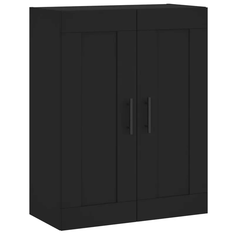 vidaXL Wandschrank Schwarz 69,5x34x90 cm Holzwerkstoff Begrenztes Angebot