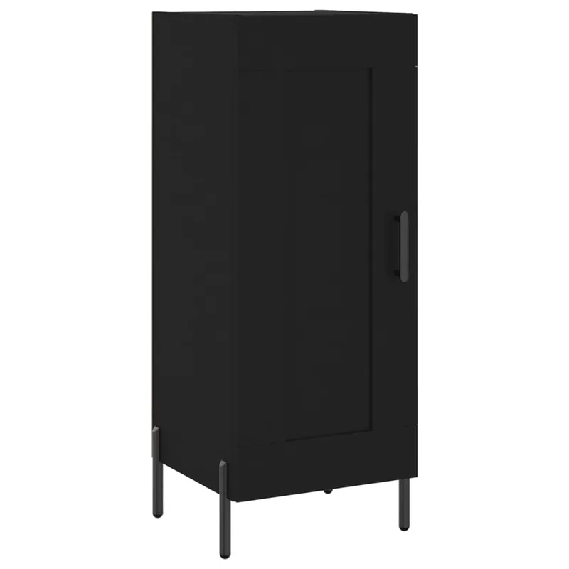 Aktuell vidaXL Sideboard Schwarz 34,5x34x90 cm Holzwerkstoff