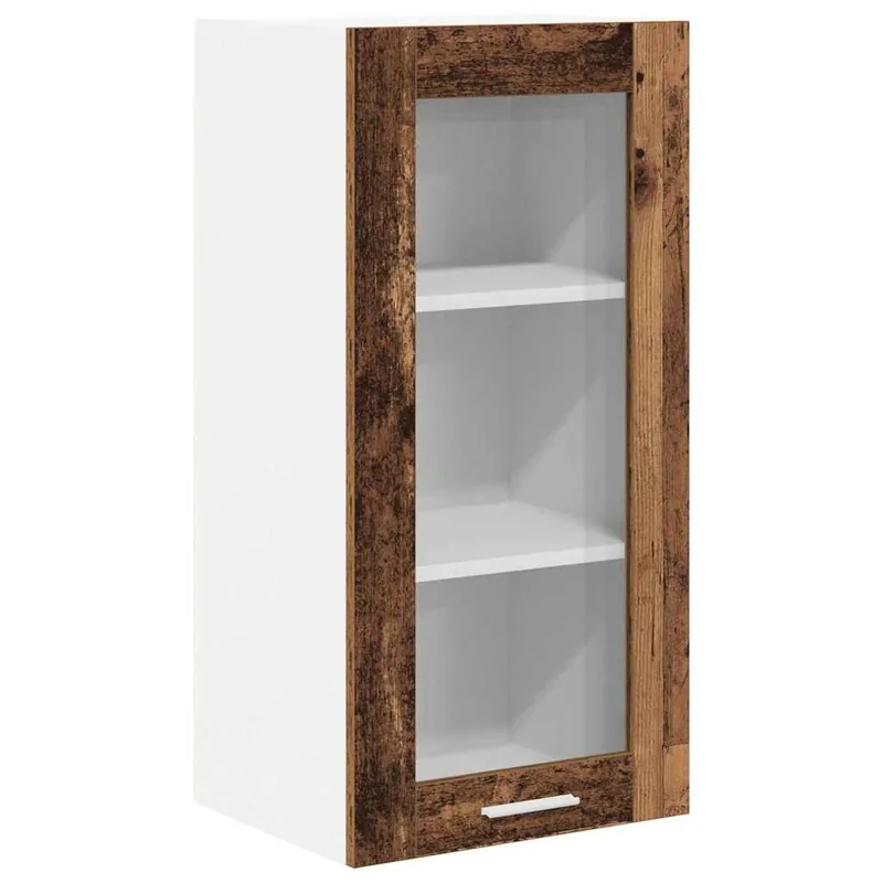 Echt vidaXL Hängeschrank mit Speicher Altholz 40 x 31 x 80 cm Holzwerkstoff