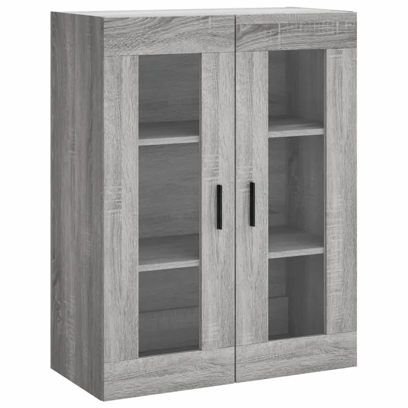 vidaXL Wandschrank Grau Sonoma 69,5x34x90 cm Finale Aktion