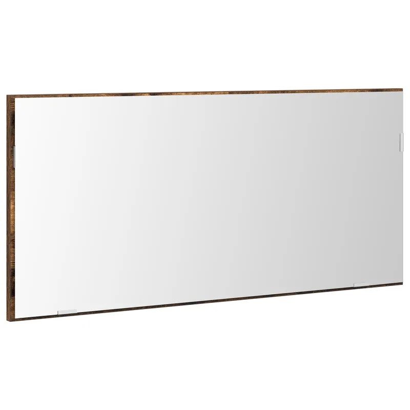 vidaXL Spiegel Wandmontiert Braun 80 x 37 cm Glas und engineered Holz Wochenendangebot