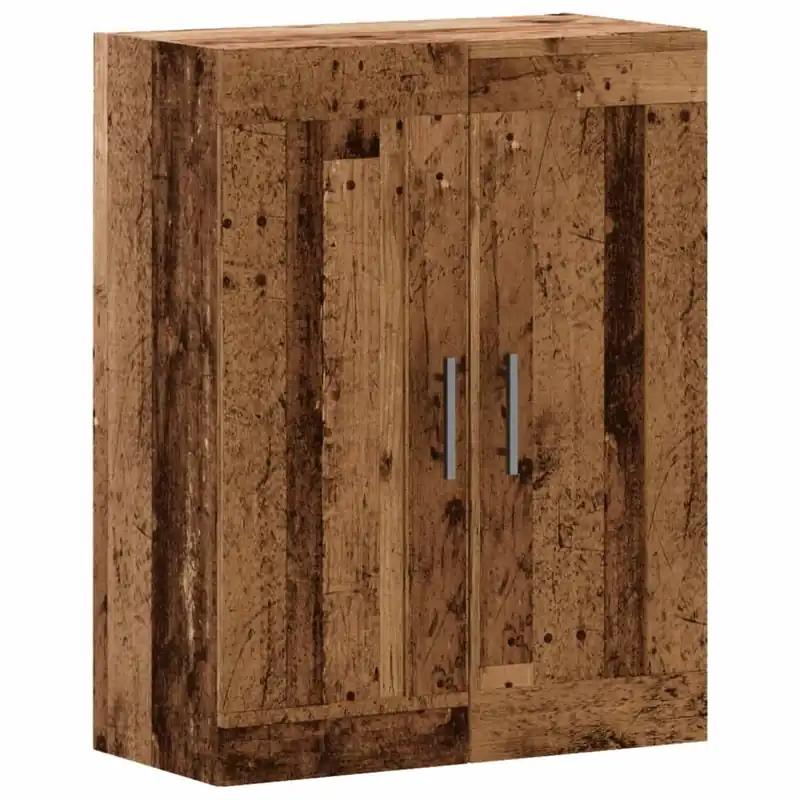 vidaXL Wandschrank Altholz-Optik 69,5x34x90 cm Holzwerkstoff Nur Für Kurze Zeit