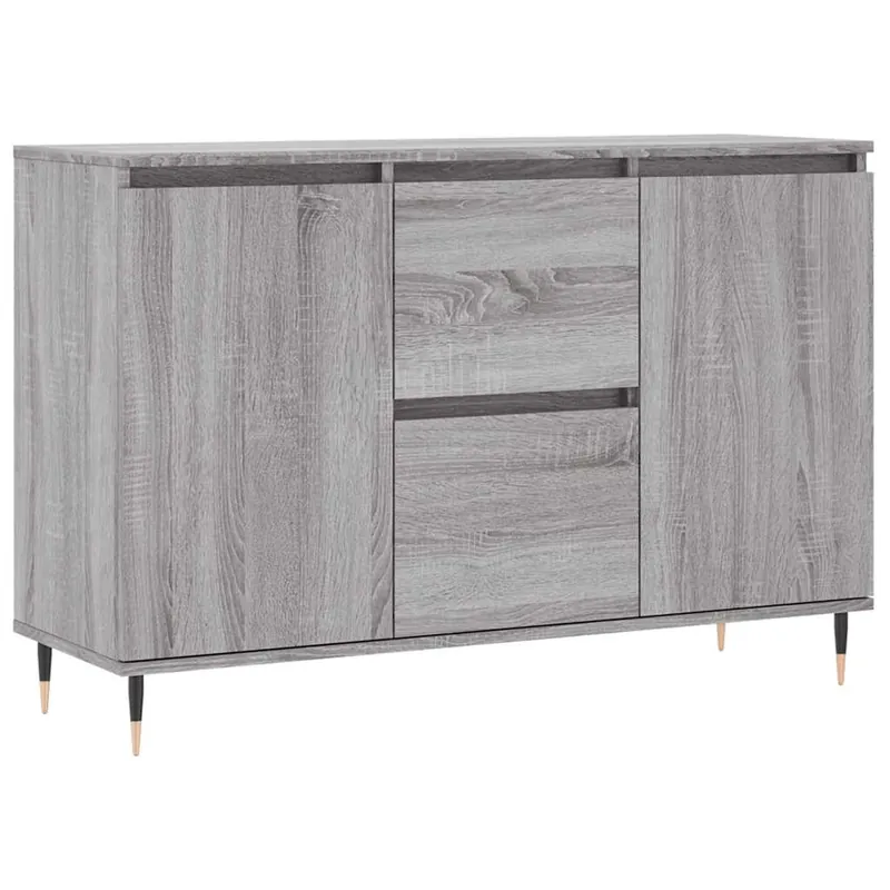 Aktuell vidaXL Sideboard Grau Sonoma 101,5x35x70 cm Holzwerkstoff