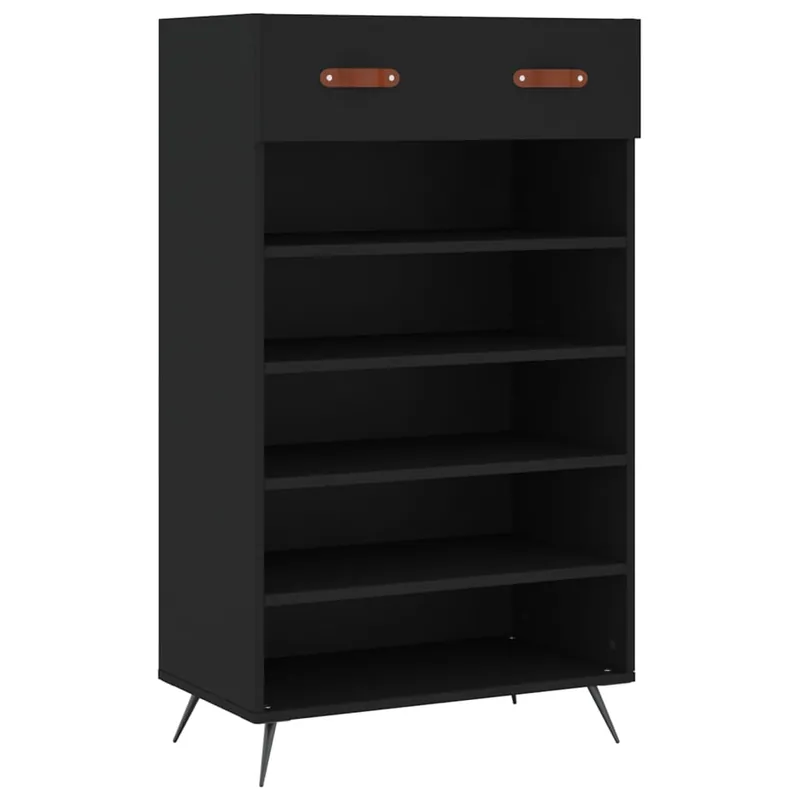 Jetzt Bestellen vidaXL Schuhschrank Schwarz 60x35x105 cm Holzwerkstoff