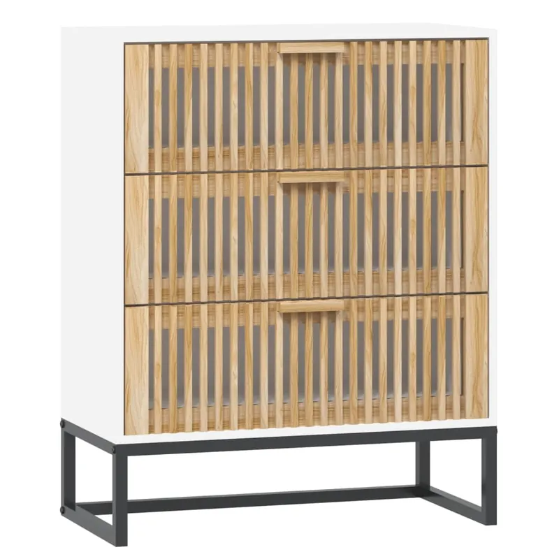 vidaXL Sideboard Weiß 60x30x75 cm Holzwerkstoff Angebot