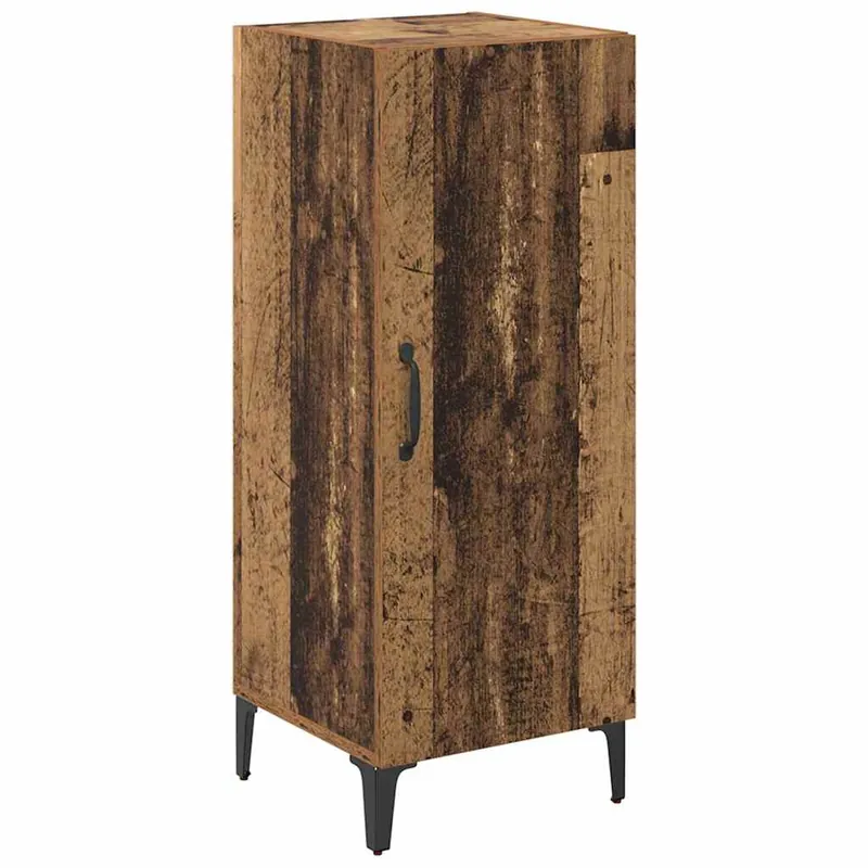 vidaXL Sideboard Wandmontiert Altholz 34,5 x 34 x 90 cm Holzwerkstoff Günstig