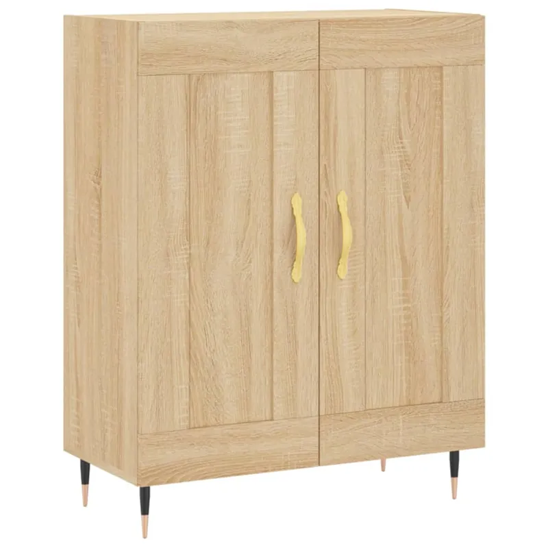 vidaXL Sideboard Sonoma-Eiche 69,5x34x90 cm Holzwerkstoff Sofort Bestellen