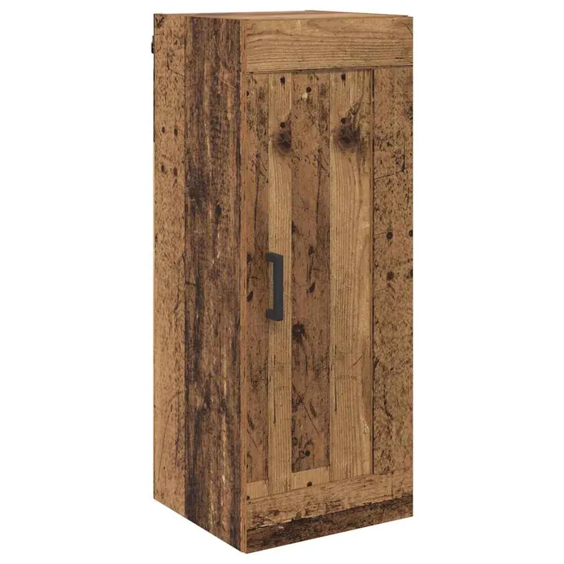 vidaXL Wandschrank Altholz 34,5 x 34 x 90 cm Holzwerkstoff Aktuell