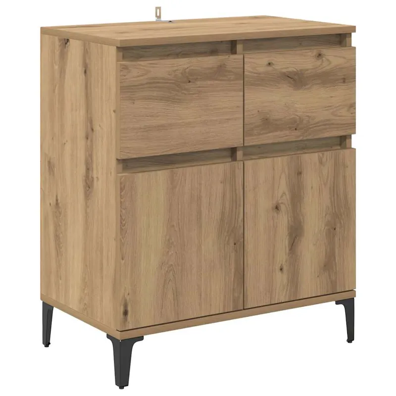 Ausverkauf vidaXL Sideboard Artisan-Eiche 60 x 35 x 70 cm Verbundholz und Eisen