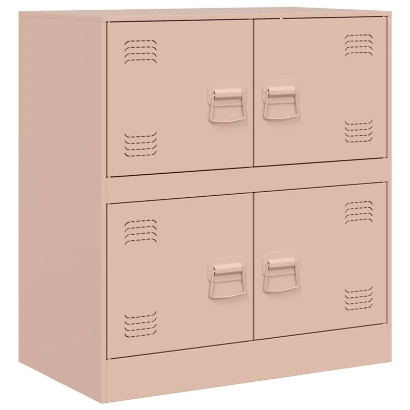 vidaXL Sideboard Rosa 67x39x73 cm Stahl Günstig