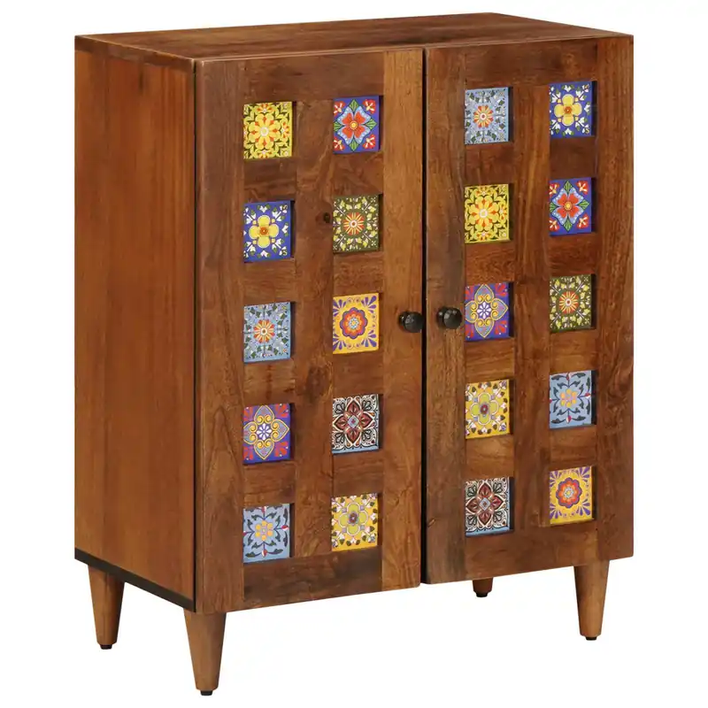 Direkt Vom Hersteller vidaXL Sideboard Walnuss 60 x 33 x 75 cm Massivholz Mango