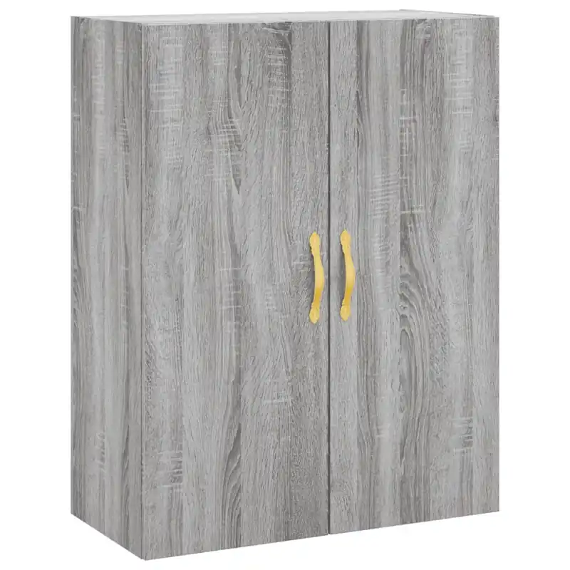 Echt vidaXL Wandschrank Grau Sonoma 69,5x34x90 cm