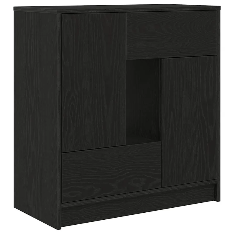 Direkt Vom Hersteller vidaXL Sideboard mit Schubladen und Türen Schwarz Eichen-Optik