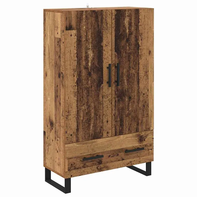 Billig vidaXL Highboard Altholz 69,5 x 30 x 115 cm Holzwerkstoff