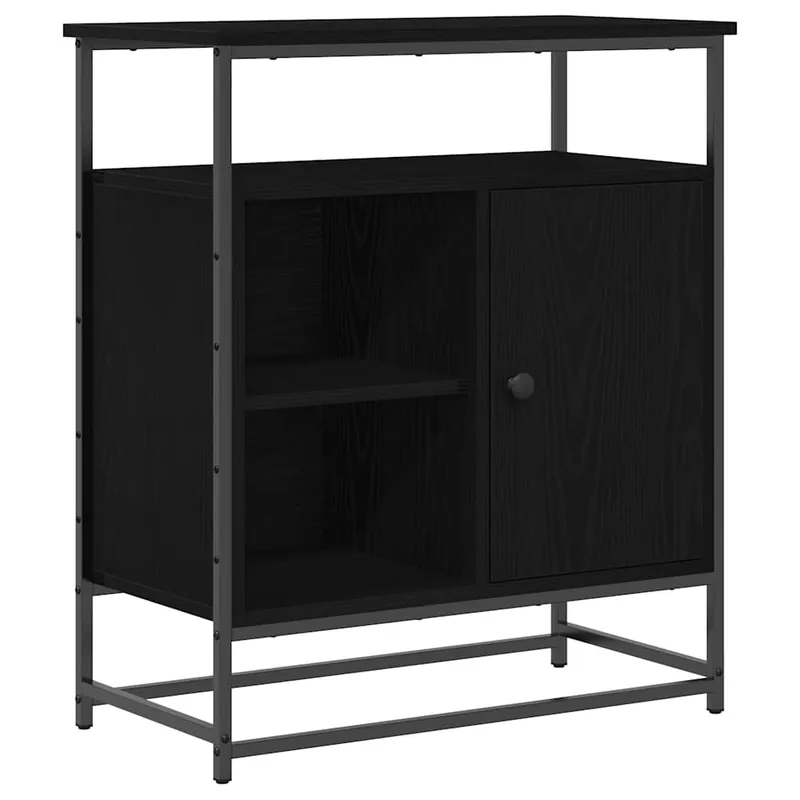 Bestseller vidaXL Sideboard Schwarz Eichen-Optik 69 x 35 x 80 cm Holzwerkstoff