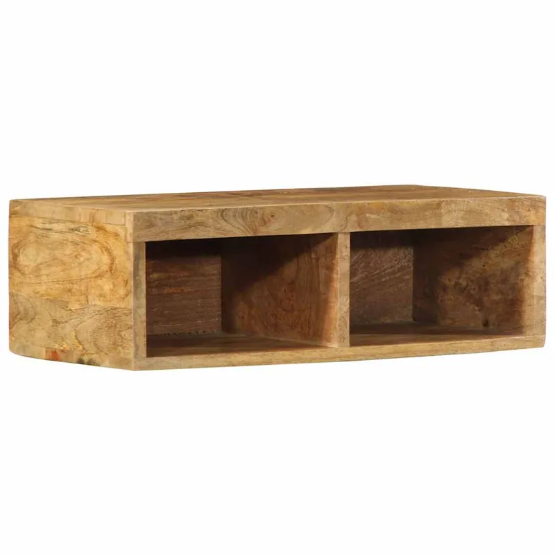 vidaXL TV-Wandschrank 60x30x19 cm Raues Mangoholz Neuheit
