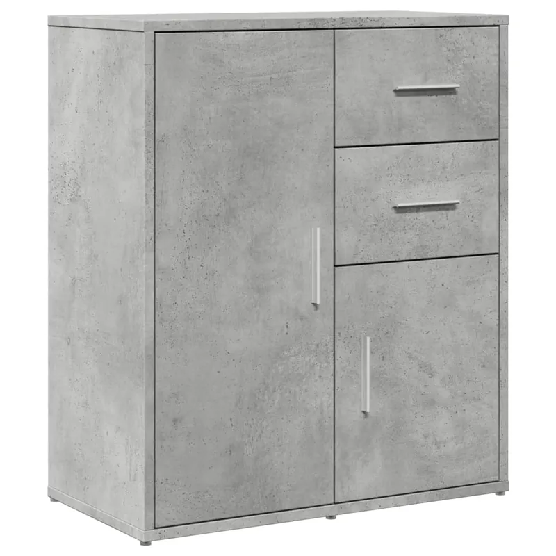 Heißes Angebot vidaXL Sideboard Betongrau 60x31x70 cm Holzwerkstoff
