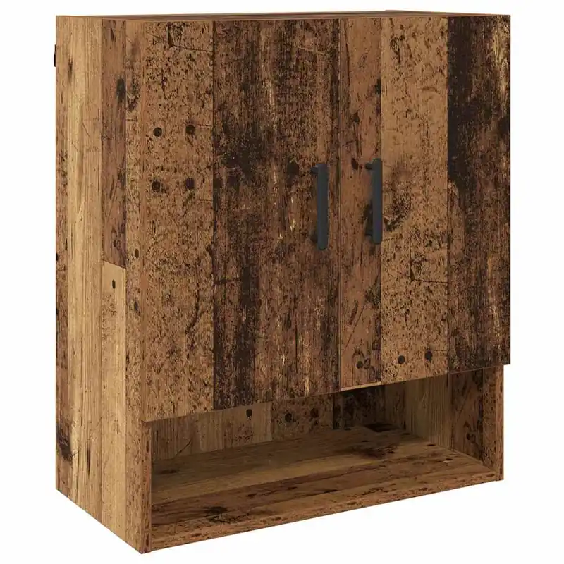 vidaXL Wandschrank Wandmontiert Altholz 60 x 31 x 70 cm Holzwerkstoff Markenprodukt
