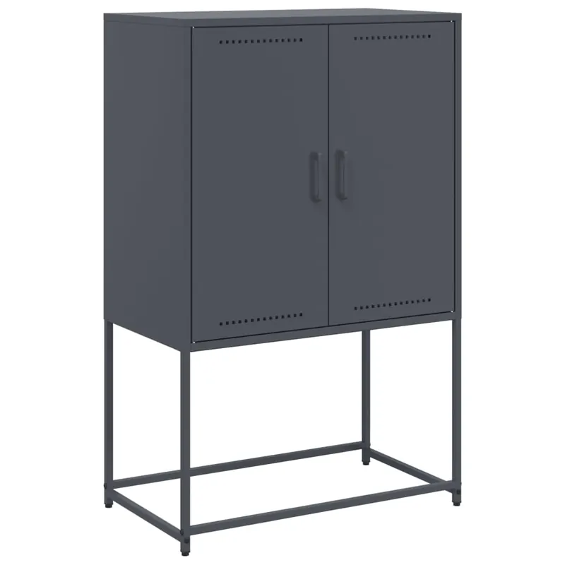 Direkt Vom Hersteller vidaXL Highboard Anthrazit 68,5x38,5x107 cm Stahl