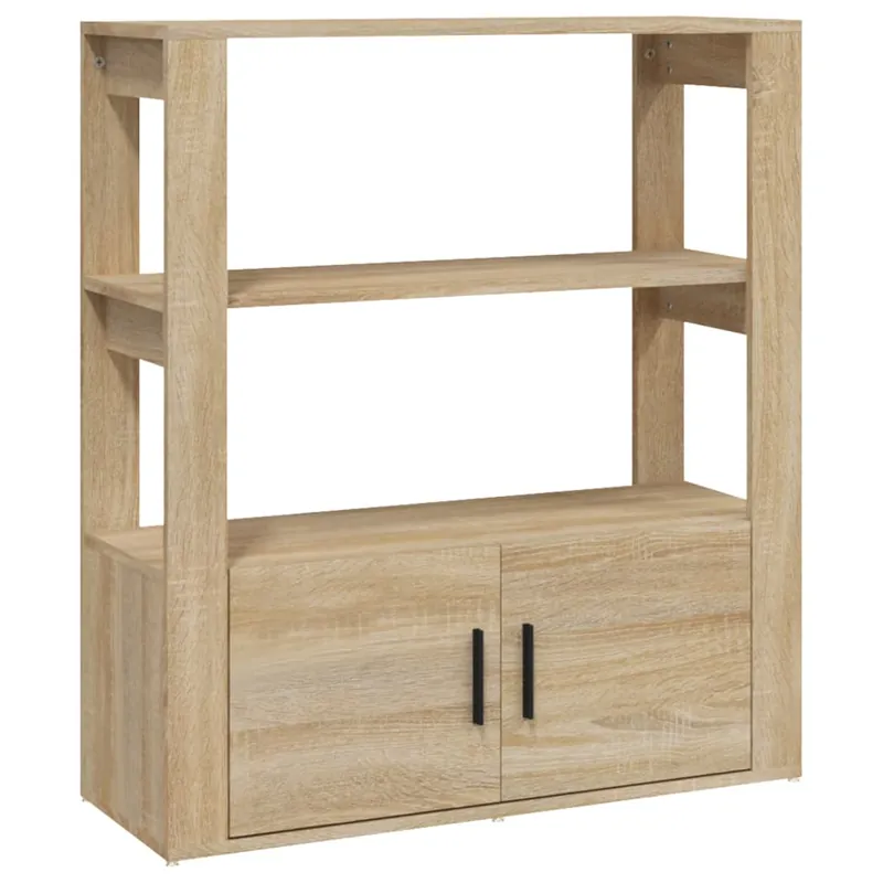 vidaXL Sideboard Sonoma-Eiche 80x30x90 cm Holzwerkstoff Sale