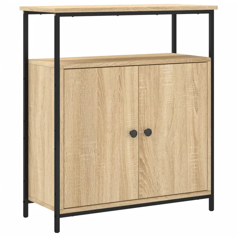 Heißes Angebot vidaXL Sideboard Sonoma-Eiche 70 x 30 x 80 cm Holzwerkstoff