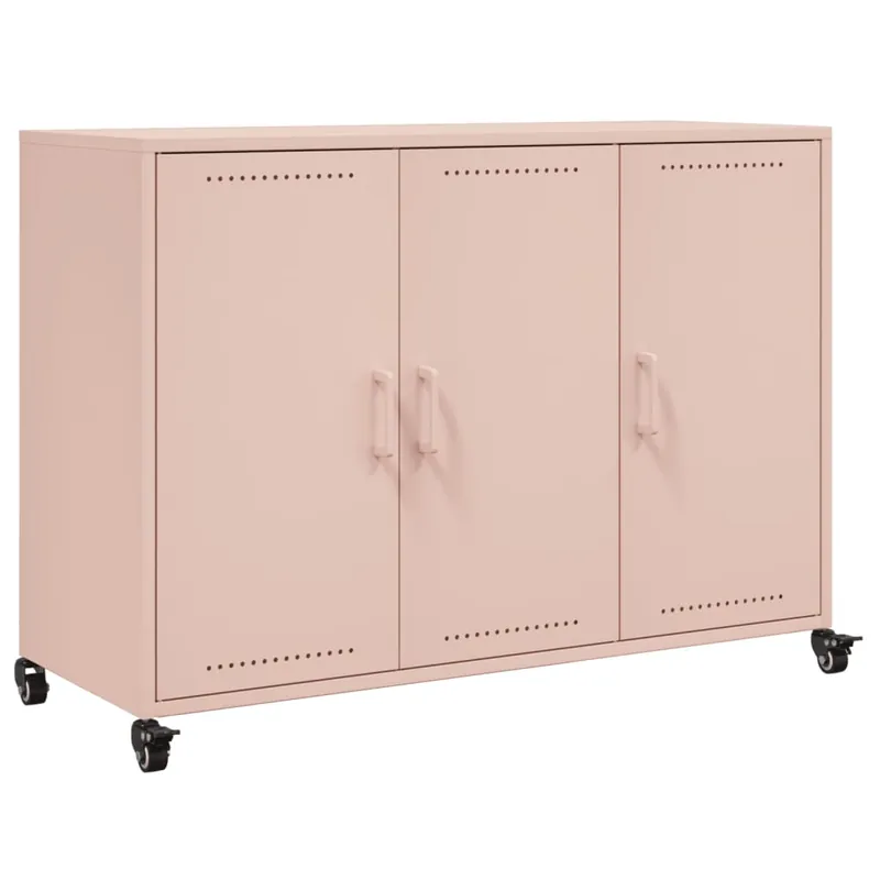 Bestpreis vidaXL Sideboard Rosa 100,5x39x72 cm Stahl