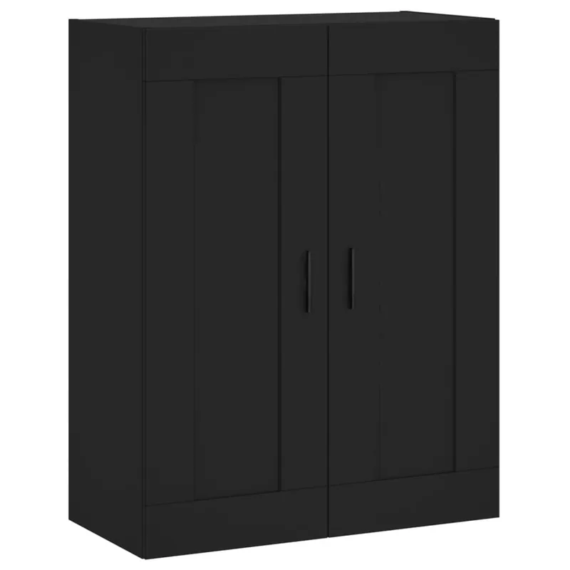 vidaXL Wandschrank Schwarz 69,5x34x90 cm Holzwerkstoff Heißes Angebot