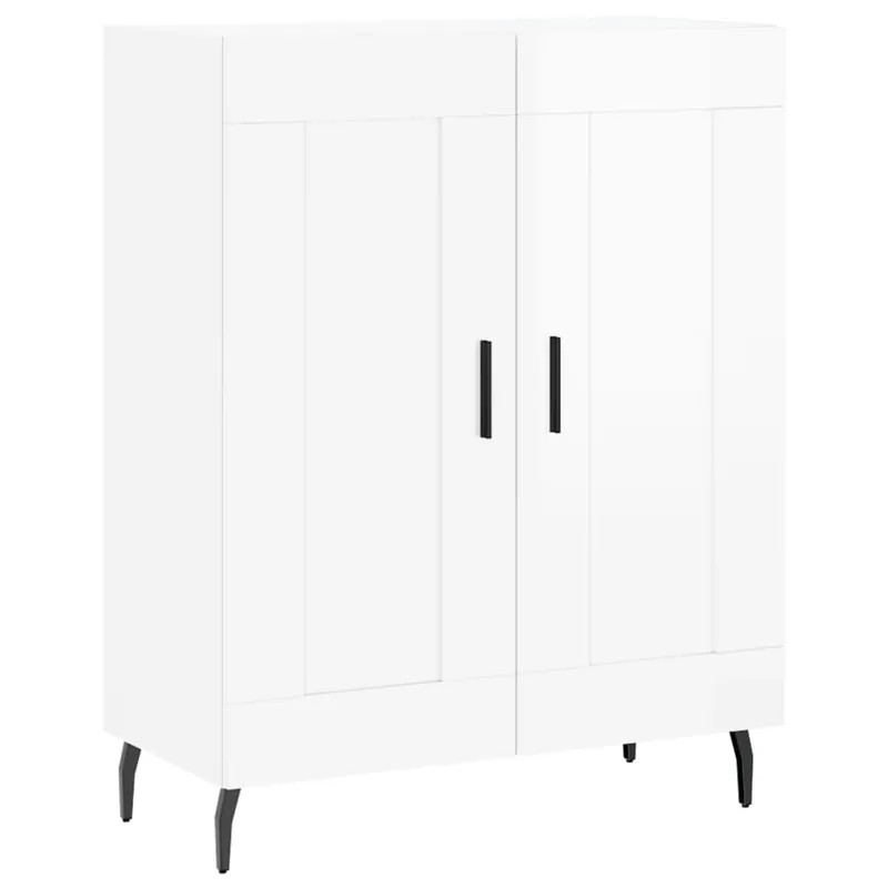 Angebot vidaXL Sideboard Hochglanz-Weiß 69,5x34x90 cm Holzwerkstoff