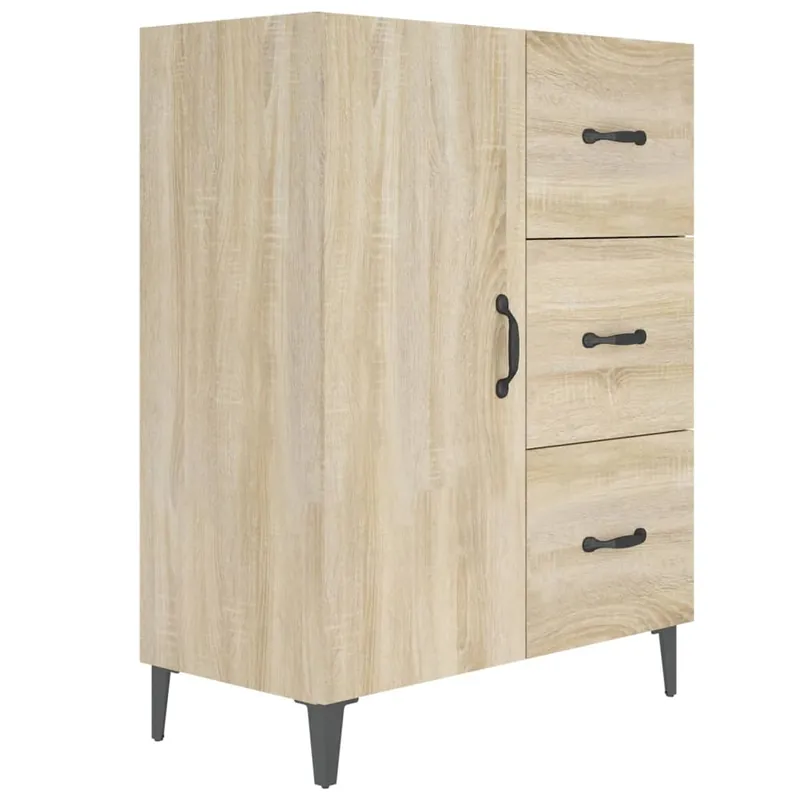vidaXL Sideboard Sonoma-Eiche 69,5x34x90 cm Holzwerkstoff Must-Have