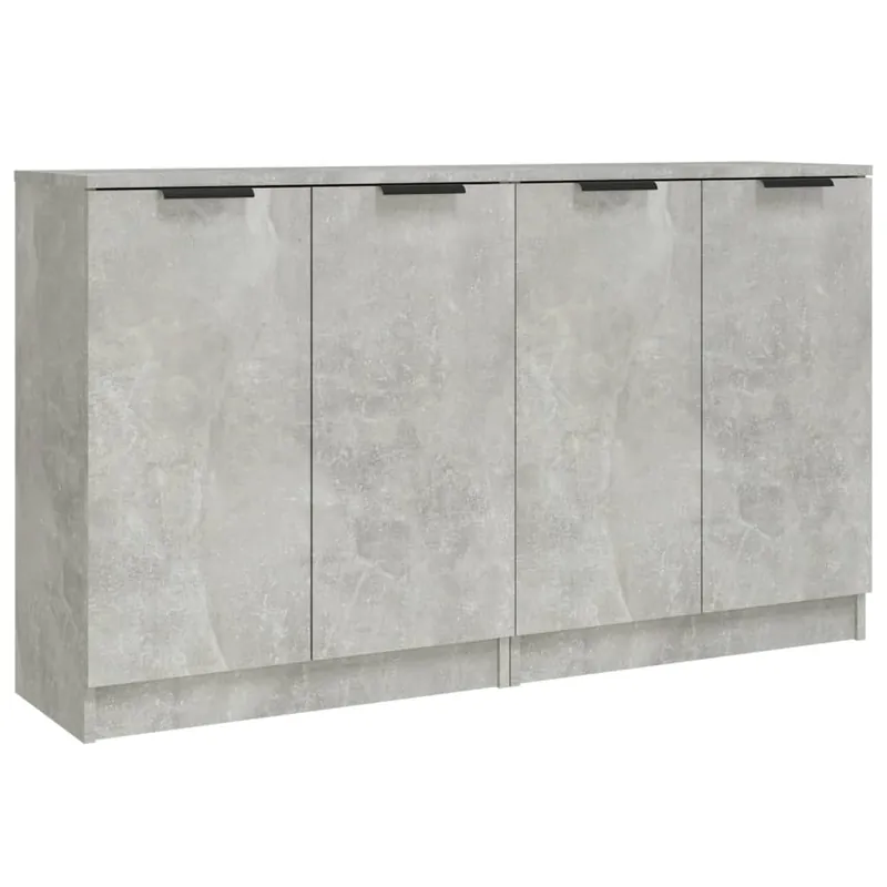 vidaXL Sideboards 2 Stk Betongrau 60x30x70 cm Holzwerkstoff Sale