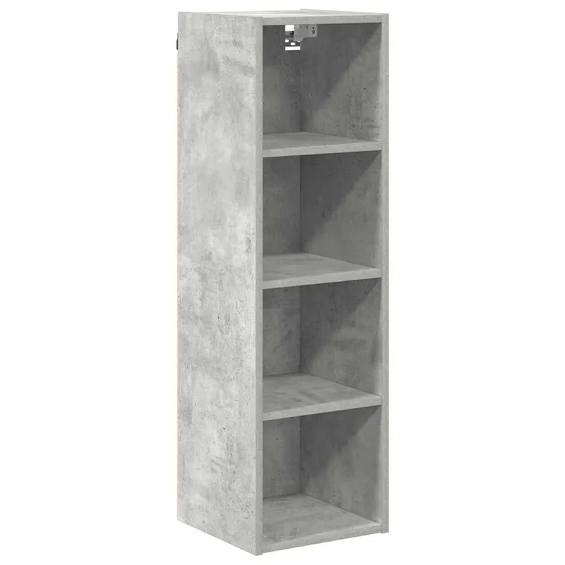 Geprüft vidaXL Hängeschrank Beton Grau 30 x 29,5 x 100 cm Holzwerkstoff